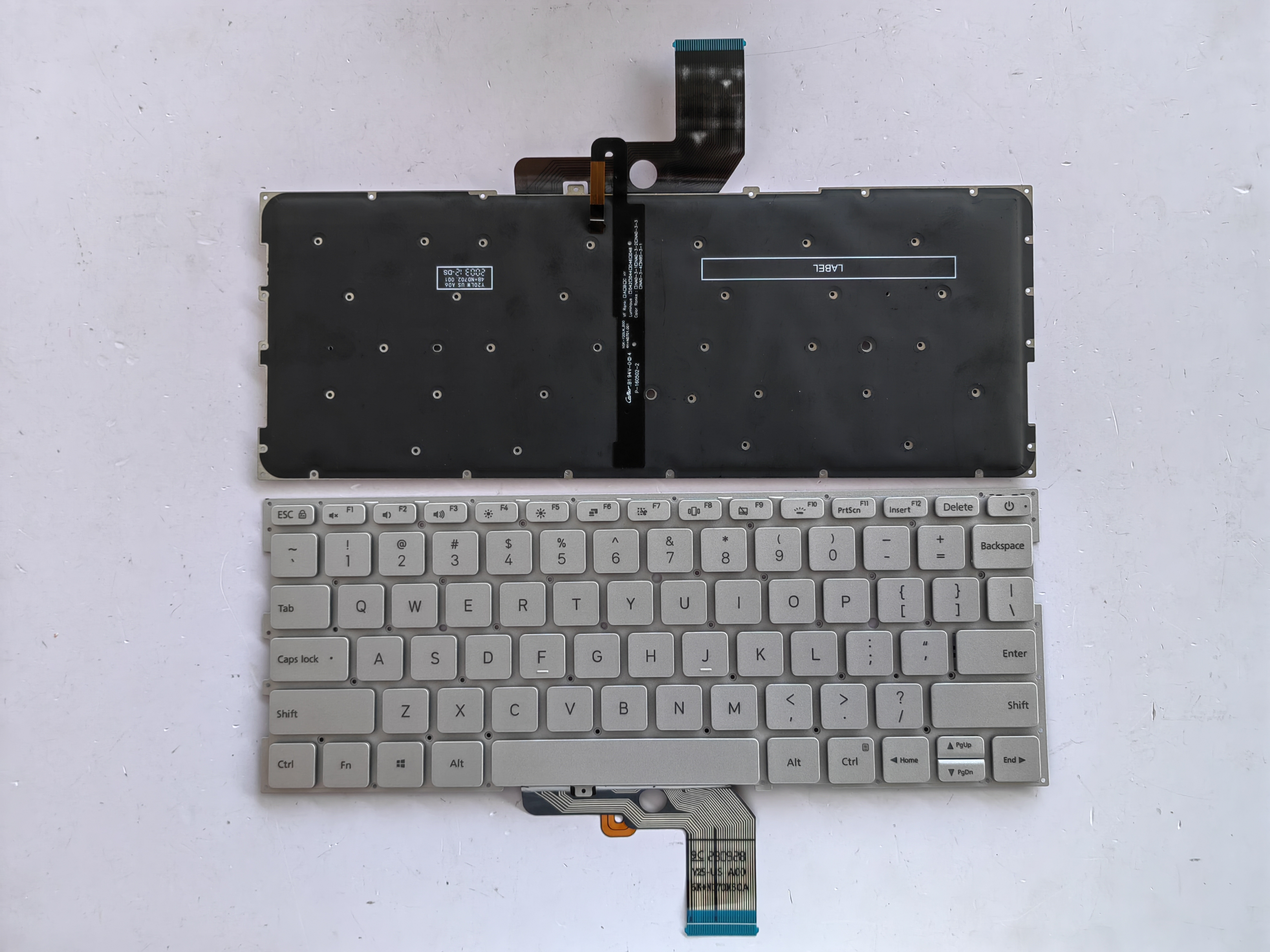 Picture of New Replacement Laptop Keyboard For Xiaomi Xiaomi 13.3 SILVER Backlit US Layout